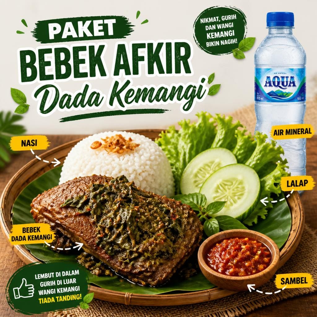 Paket Bebek Afkir Dada Kemangi